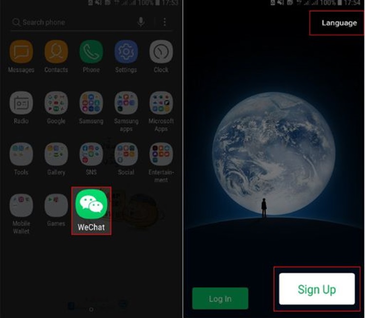 Đăng ký tài khoản WeChat