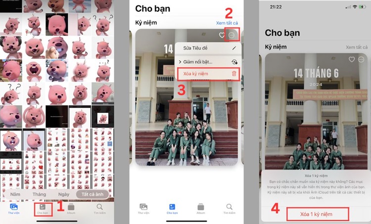 xóa ảnh nổi bật