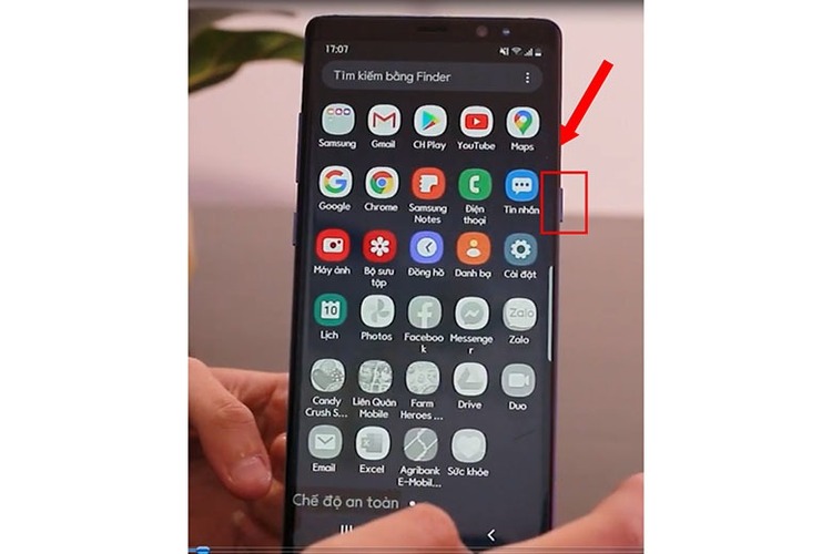 Bật chế độ Safe Mode