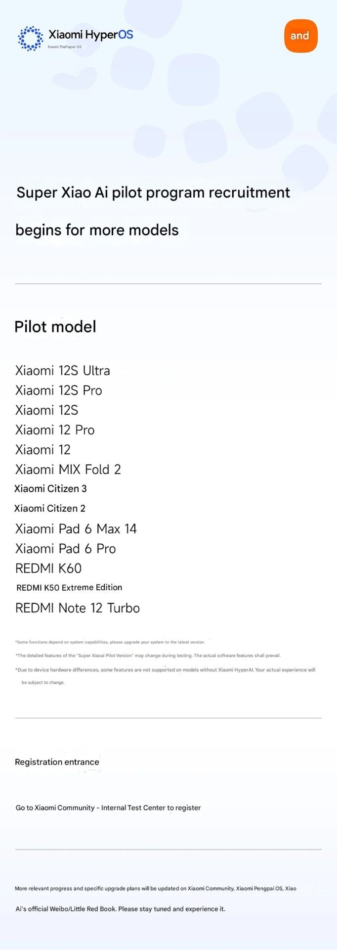 cập nhật Super XiaoAI