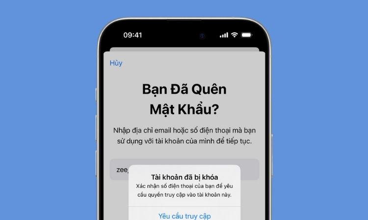 Dấu hiệu của thiết bị bị khóa iCloud
