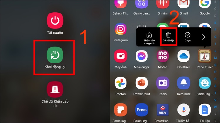 Gỡ bỏ ứng dụng không tương thích gây lỗi cuộc gọi
