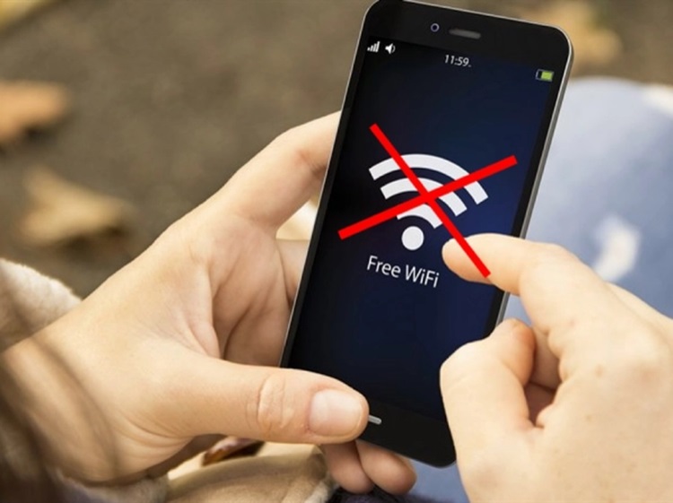 điện thoại không sử dụng được wifi
