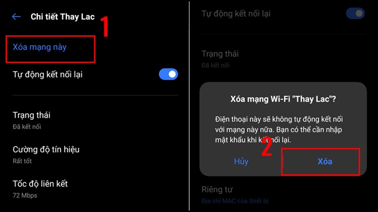 Điện thoại không sử dụng được Wifi