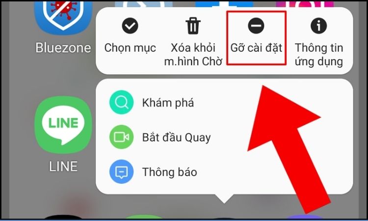Xóa ứng dụng không cần thiết