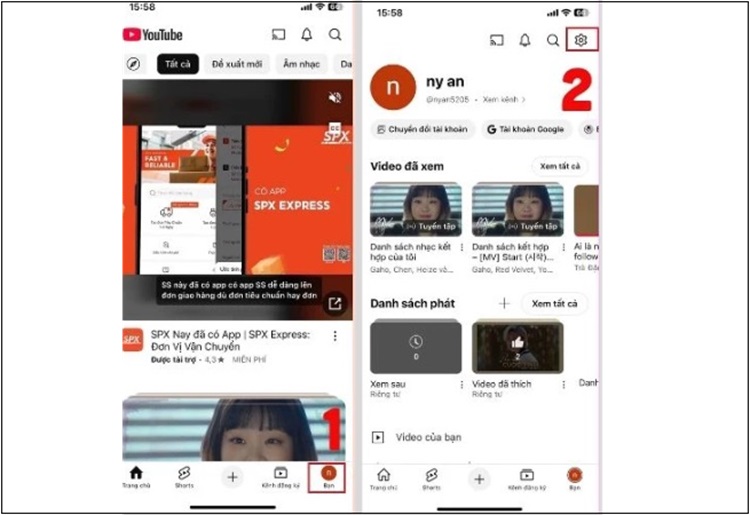 Xem lại bình luận cũ của bạn trên YouTube