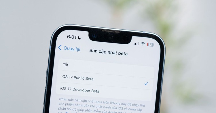 Cập nhật phần mềm
