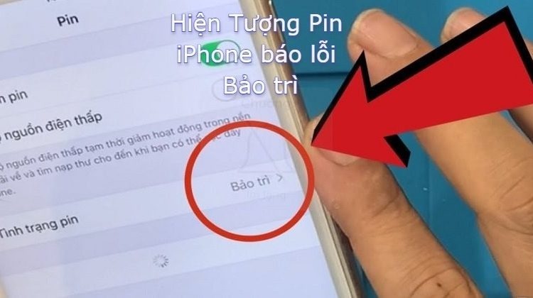 Tại sao thay pin rồi vẫn báo bảo trì