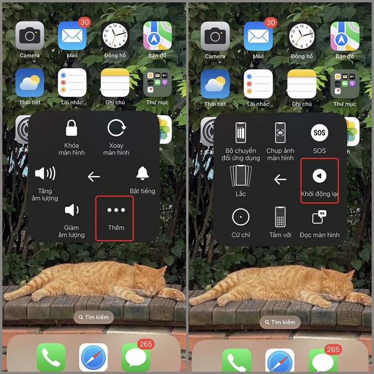 Cách tắt nguồn iPhone 14 bằng nút Home ảo
