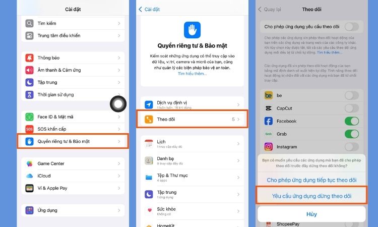 Tắt cá nhân hóa quảng cáo trong cài đặt hệ thống ios