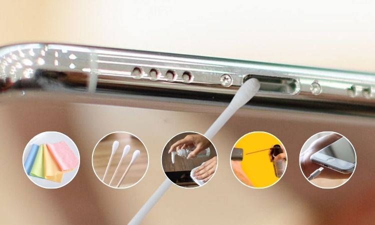 Vệ sinh cổng sạc iPhone