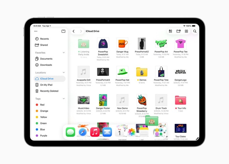Ứng dụng Files iPadOS 26 