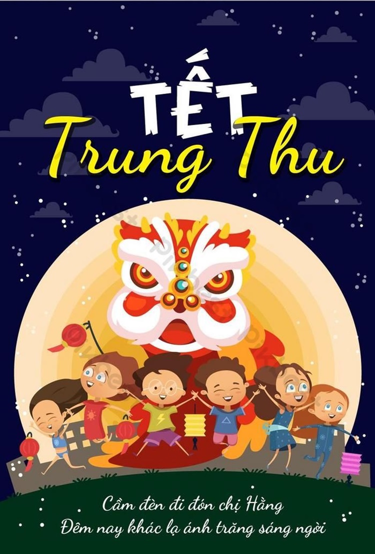 Poster Trung thu lễ hội