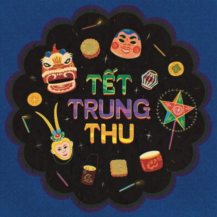 Poster Trung thu hiện đại - tối giản