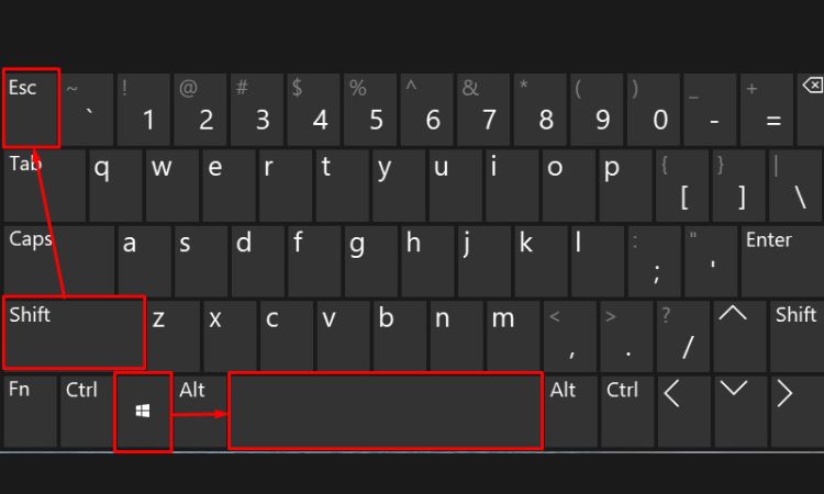 Mở khóa bàn phím bằng phím tắt