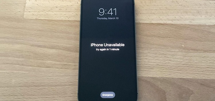Không thể kích hoạt lại icloud