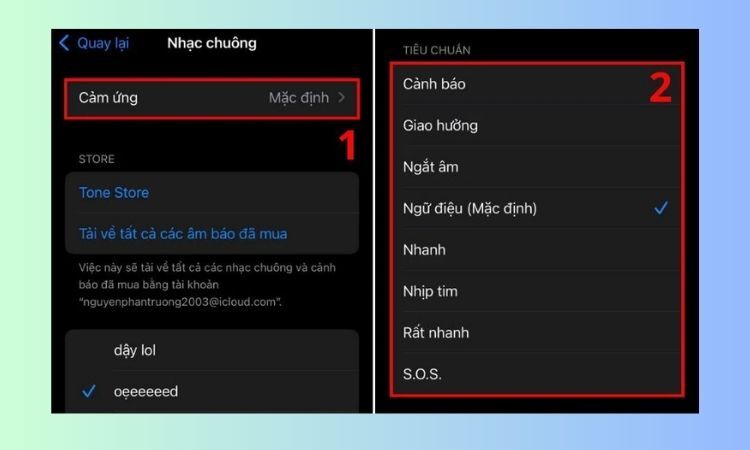 Cách bật chế độ rung trên iOS 26