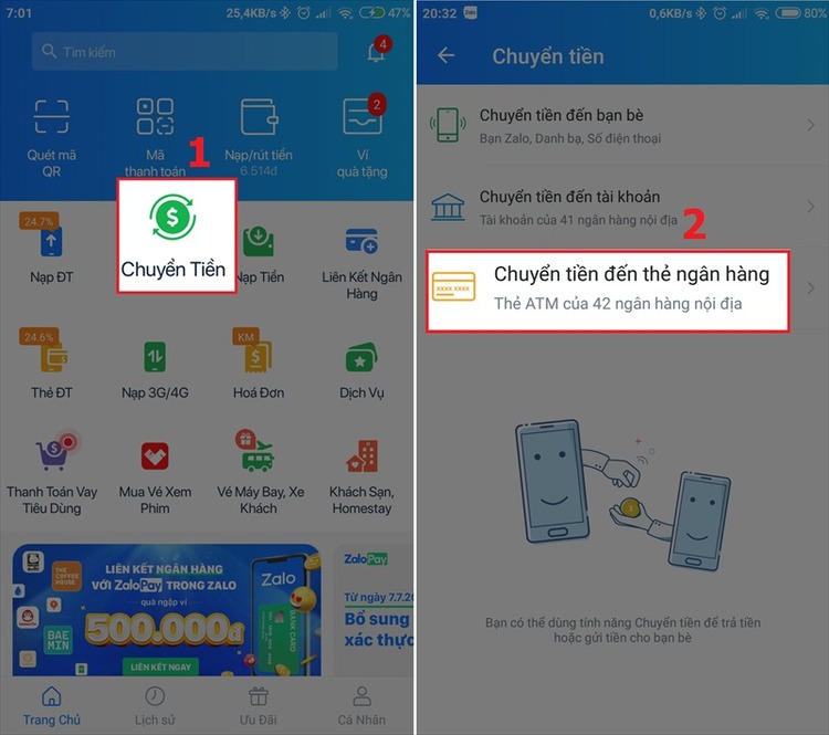Chuyển tiền liên ngân hàng