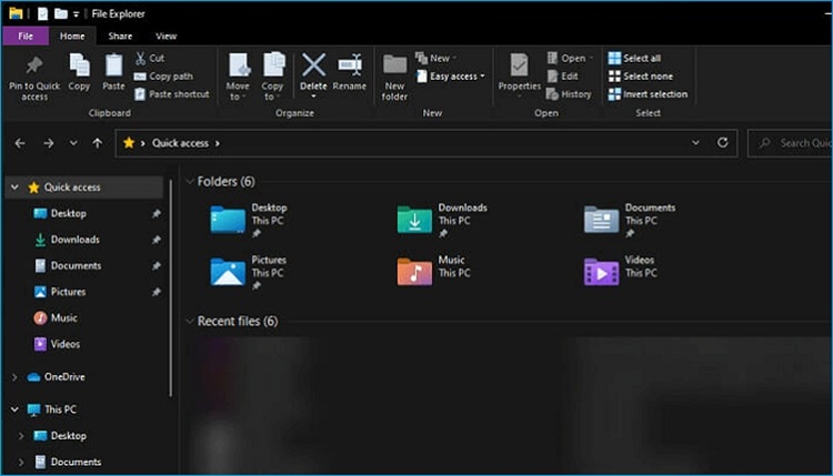 Mở File Explorer