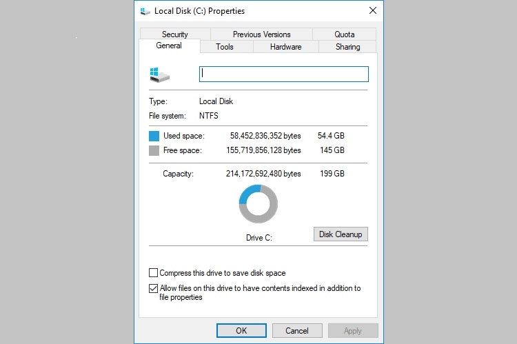 Cách giải phóng dung lượng ổ C Win 11