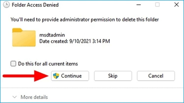 Cách giải phóng dung lượng ổ C Win 11