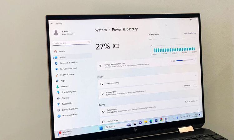 cách kiểm tra tình trạng pin laptop