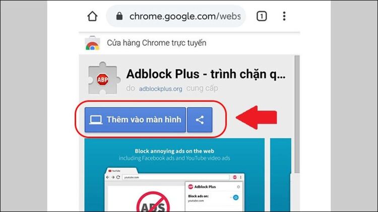 Dùng trình duyệt đã tích hợp chặn quảng cáo