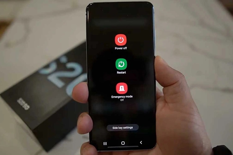 Khởi động lại thiết bị