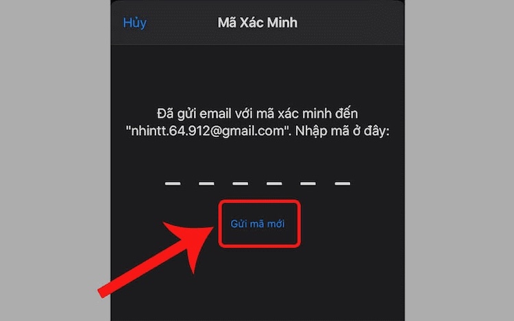 Xác minh email qua mã OTP