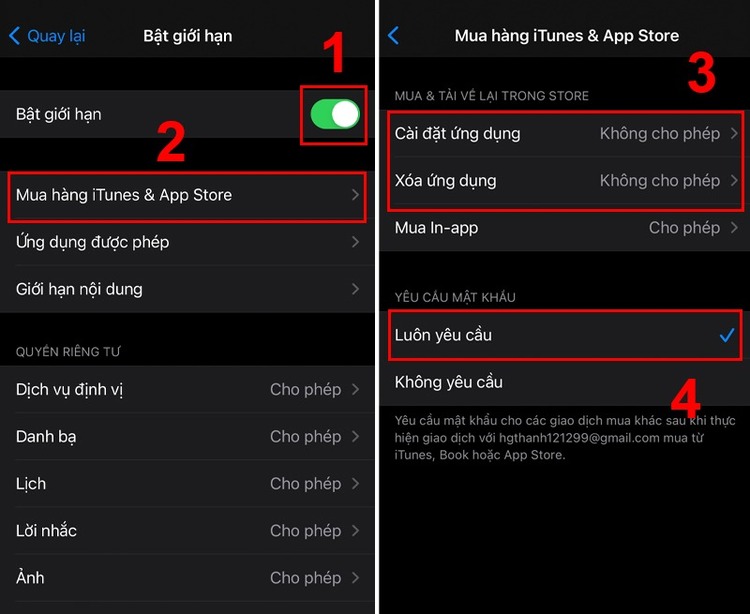 xóa ứng dụng trên iPhone