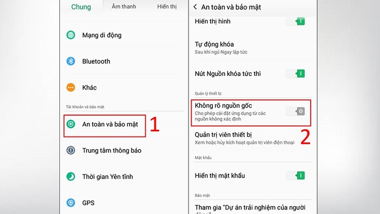 Cách ngăn điện thoại cài ứng dụng lạ