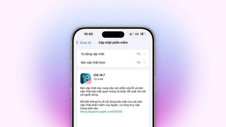 iOS 18.7 có gì mới