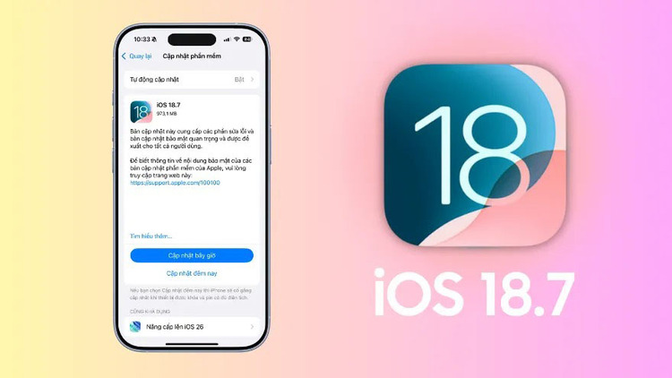 iOS 18.7 có gì mới