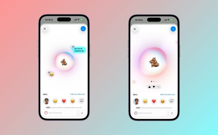 tạo emoji từ mô tả iOS 26.0.1