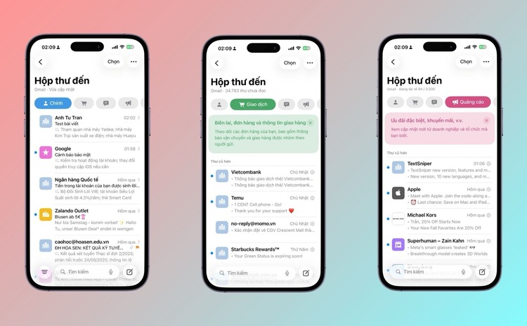 Apple Mail iOS 26.0.1 có gì mới