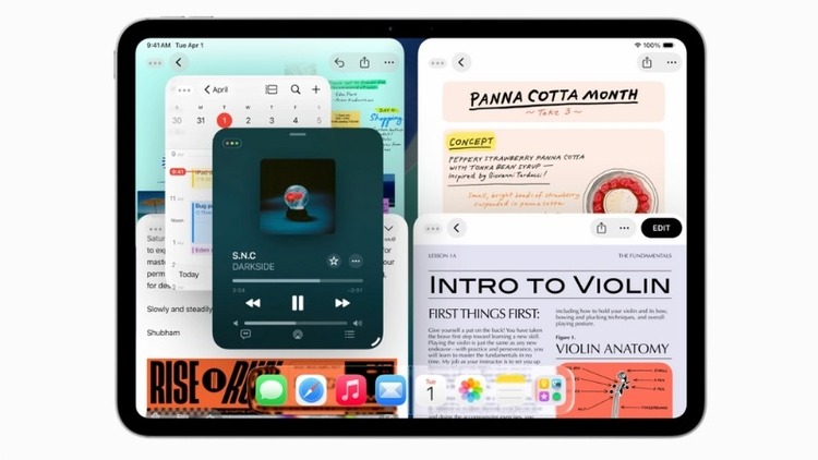 Hệ thống cửa sổ mới iPadOS 26