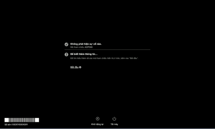 Kiểm tra phần mềm macbook
