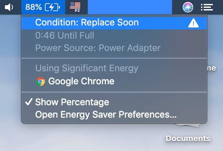 Battery Condition: Replace Soon