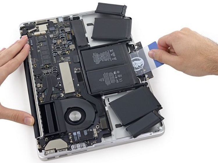 màn hình macbook bị sọc dọc