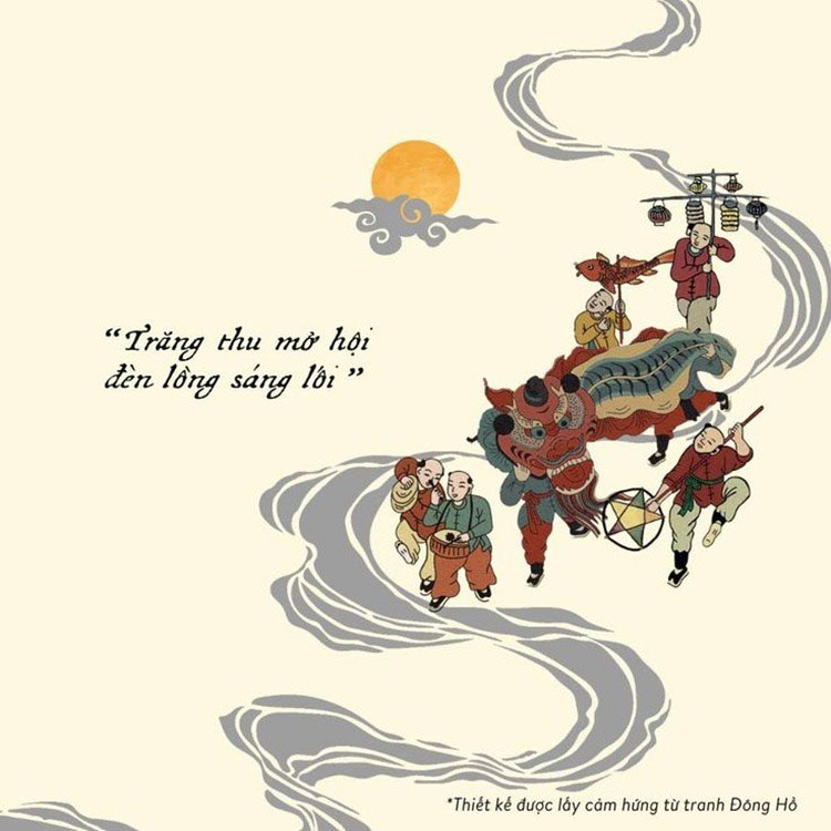 Poster Trung thu rước đèn