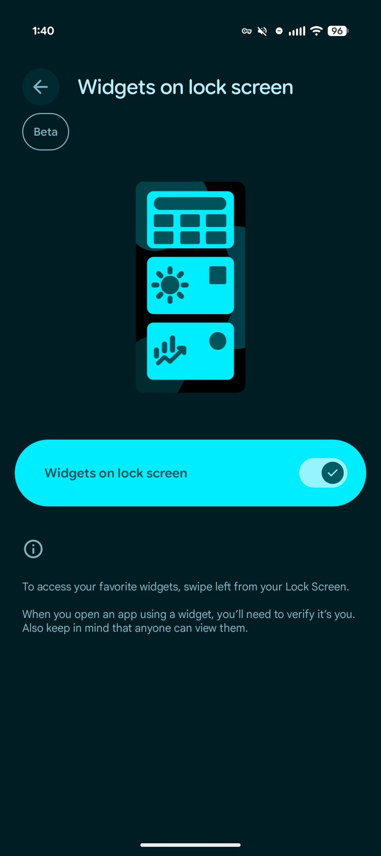 Lockscreen Widgets