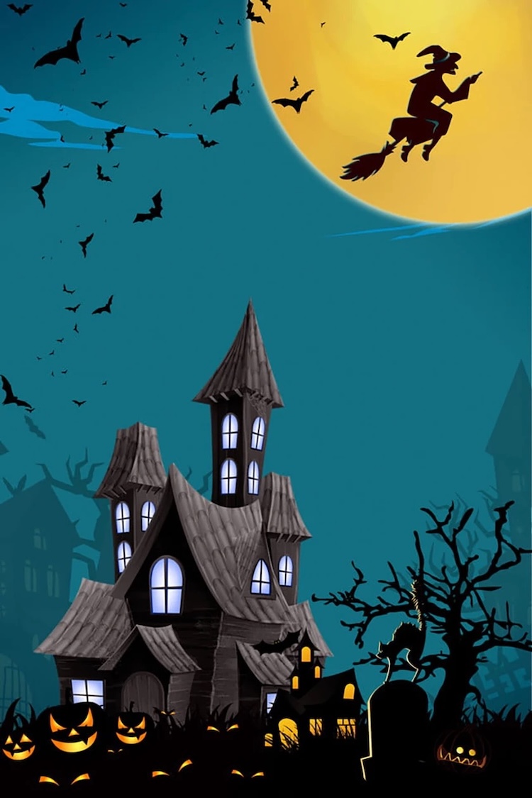 Background Halloween dễ thương