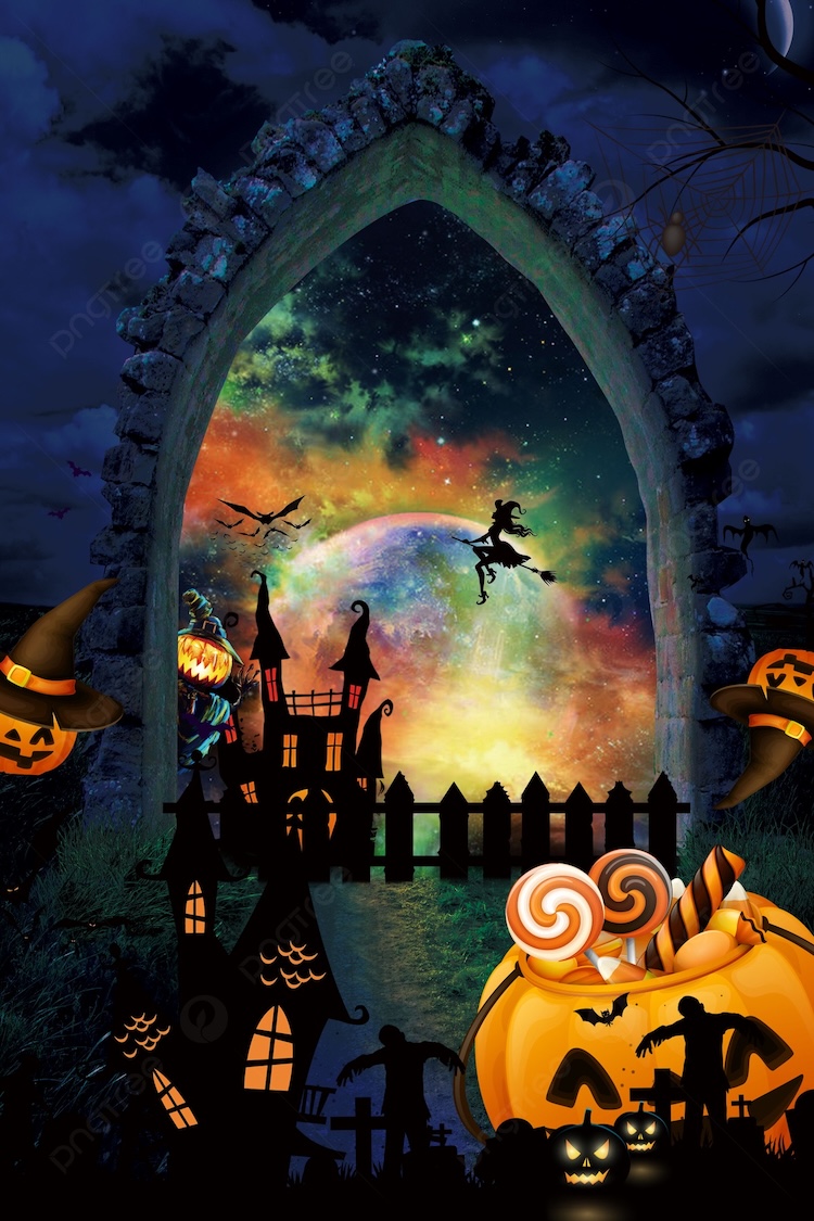 Background Halloween dễ thương