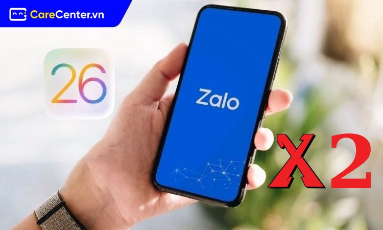 Cài 2 app Zalo trên iPhone ios 26