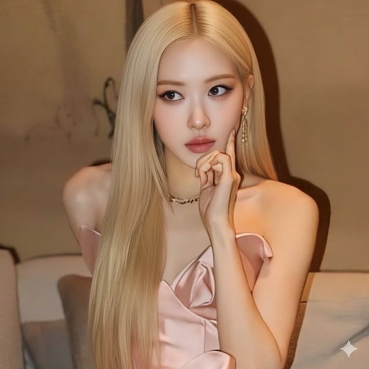 Straight long hair, no bangs
