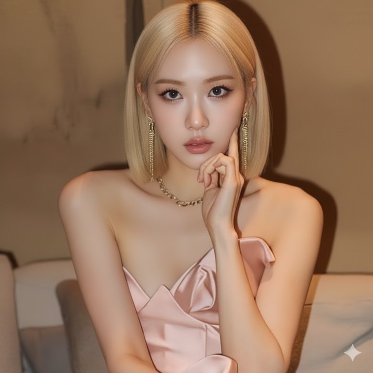 Straight short hair, no bangs