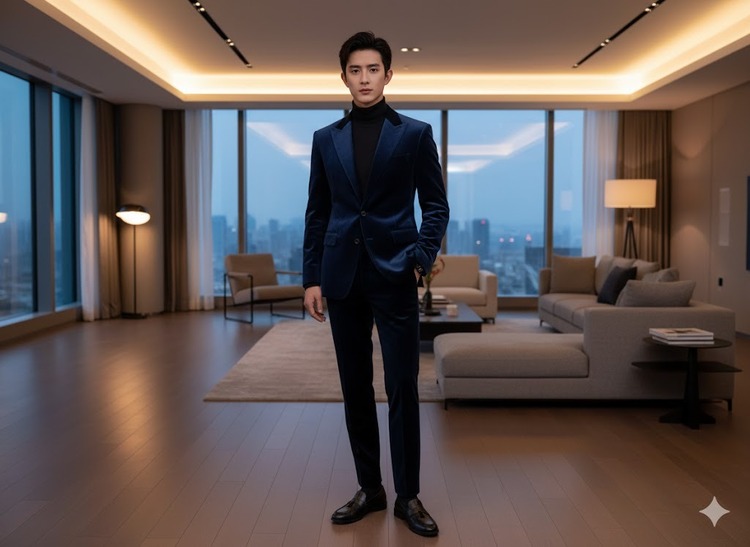 Prompt câu lệnh thời trang nam sang trọng