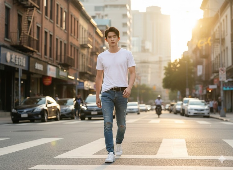 Prompt câu lệnh thời trang đường phố