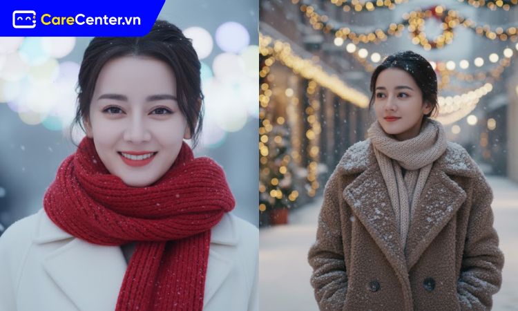 câu lệnh tao ảnh Noel