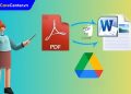chuyển file pdf sang word bằng google drive